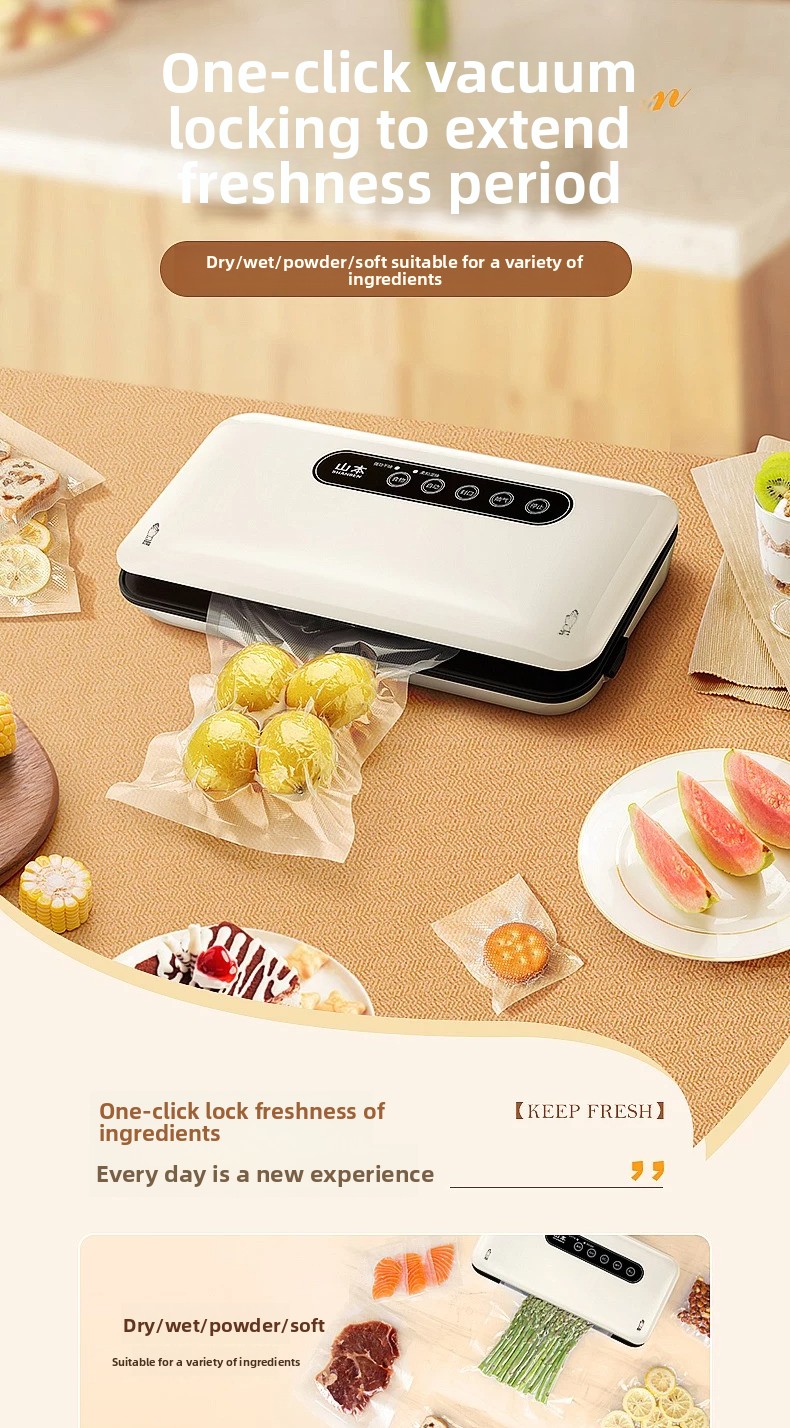 Snacks Food In Us - Mini Vacuum Sealer Machine Automatic Household