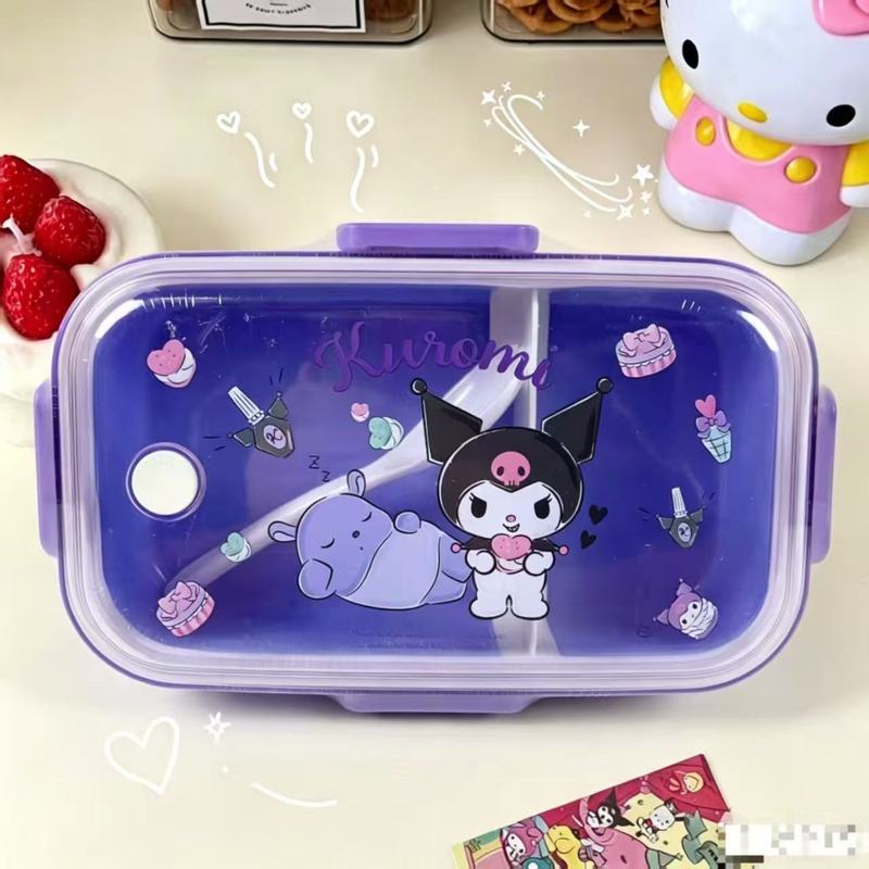 Food Snacks Box - Hello Kitty food sealed container, compartmented