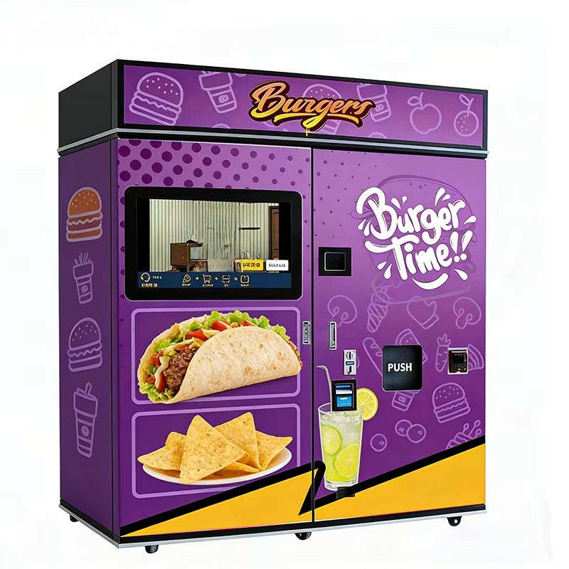 Snacks Food In Us - Customized Fast Food Vending Machine Microwave