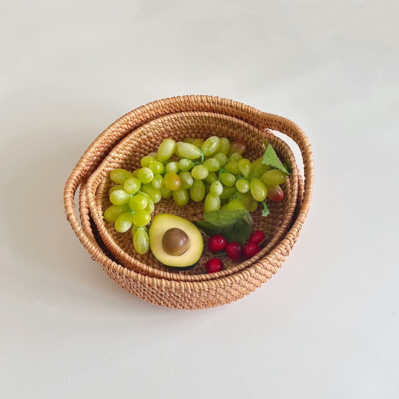 Food Snacks With Fiber - Vietnam Rattan Fruit Plate Bread Snack