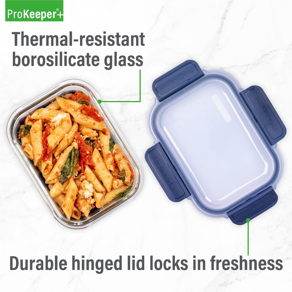 2.8 Cup Glass Food Storage Con - đánh giá và giá Food Snacks Box
