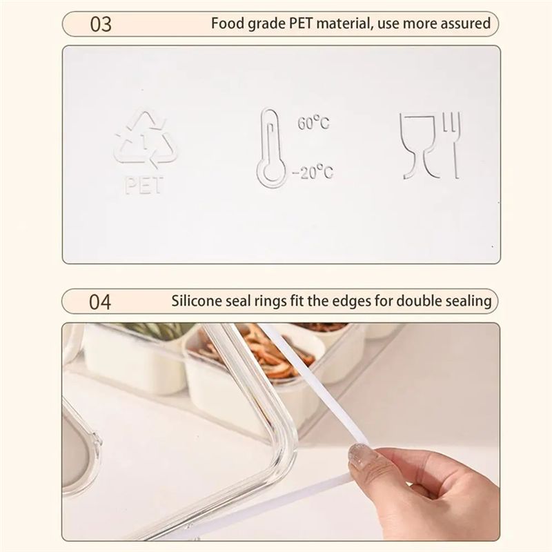 9 Compartments Divided Serving - đánh giá và giá Food Snacks Box