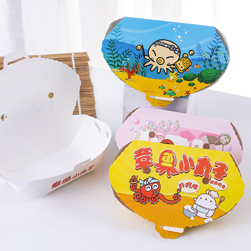 100Pcs Disposable Cartoon Octo - đánh giá và giá Food Snacks Box