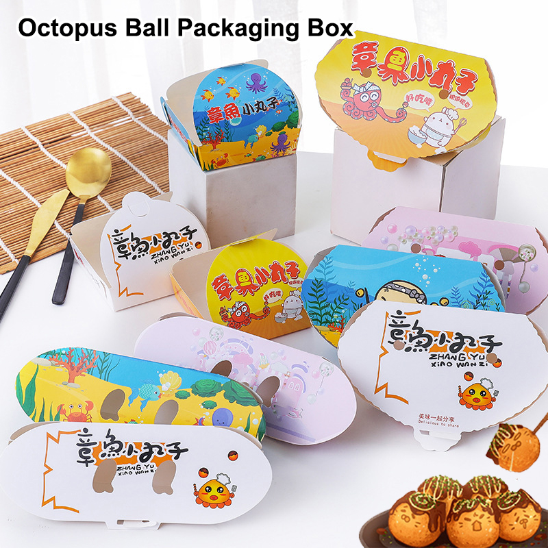 100Pcs Disposable Cartoon Octo - đánh giá và giá Food Snacks Box