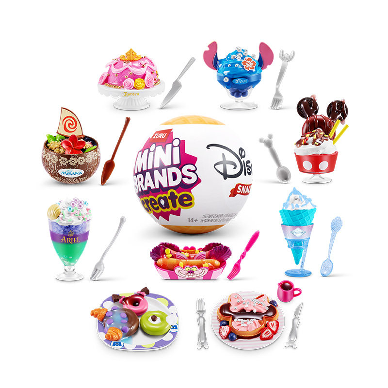 Zuru Mini Brands Create Disney - đánh giá và giá Food Snacks Box
