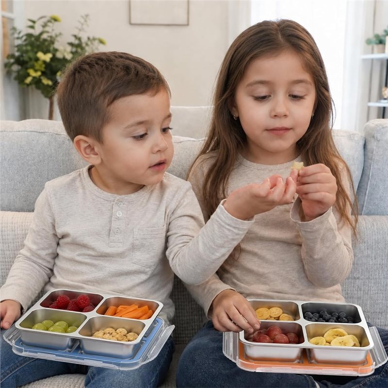 GIGI 4Pack Stainless Steel Sna - đánh giá và giá Food Snacks Box