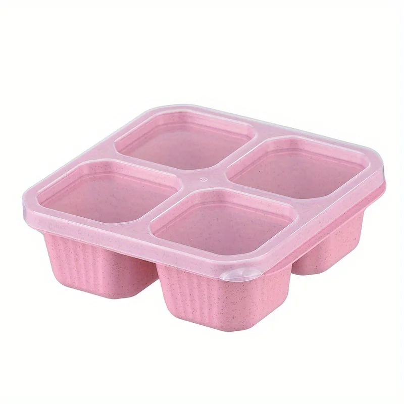 Snack Box with Four Transparen - đánh giá và giá Food Snacks Box