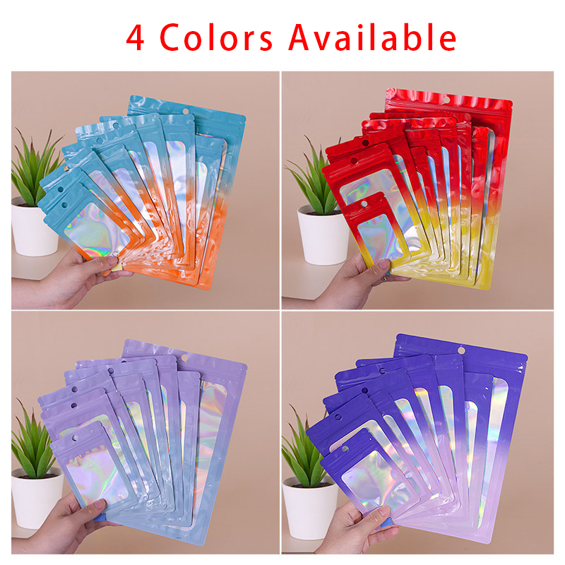Holographic Color Square Zippe - đánh giá và giá Snacks Food In Us