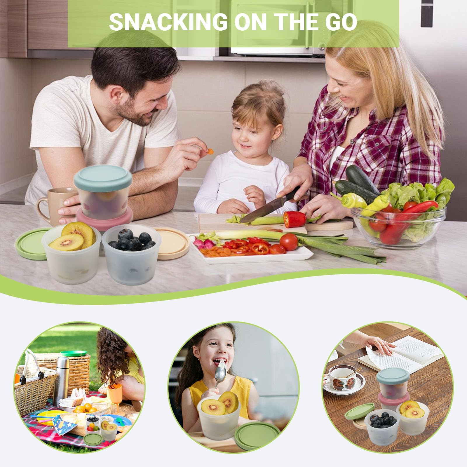 Food Grade Silicone Baby Food  - đánh giá và giá Food Snacks Box