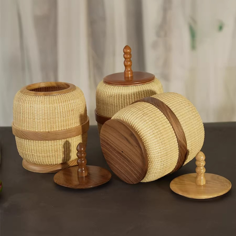 Handwoven Wicker Storage Baske - đánh giá và giá Food Snacks With Fiber